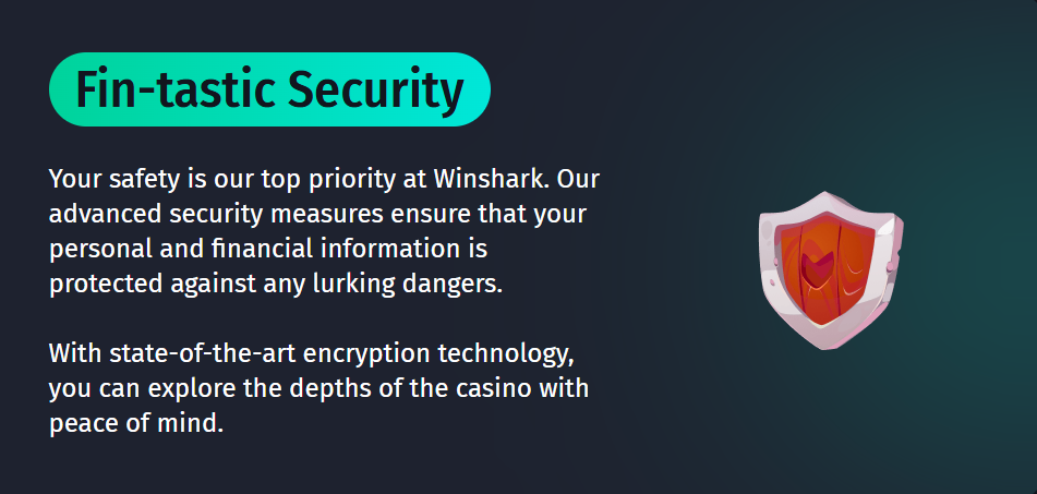 WinShark Casino Curaçao GCB License and SSL Security Details