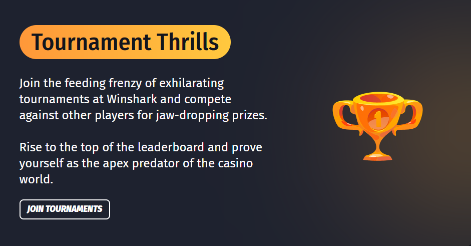 WinShark Casino Promotions and Bonus Offers - Welcome Deal and Free Spins
